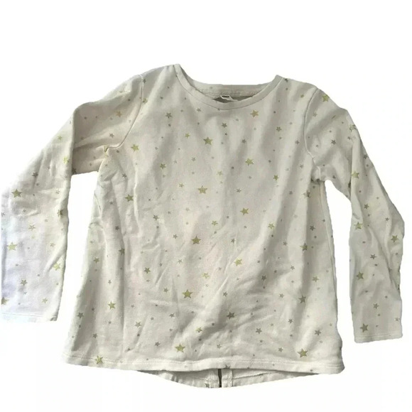 Girls Old Navy White Sweater With Gold Stars Size XL (14) - Picture 1 of 4